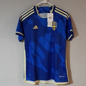 Adidas Womens Blue Soccer Jersey